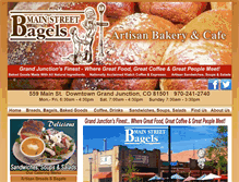 Tablet Screenshot of gjmainstreetbagels.com